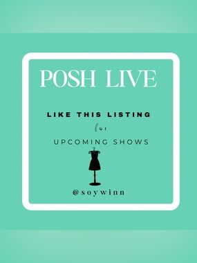 Posh live Sunday afternoons  1p cst| 2p est